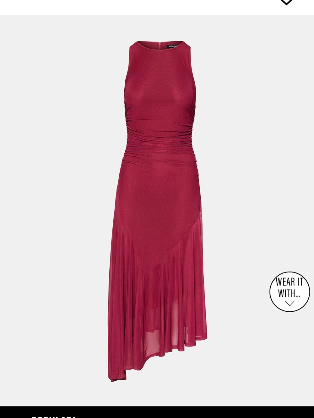 Steve Madden Bright Blue Sleeveless Maxi Dress - Picture 4 of 4